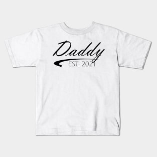 Daddy Est. 2021 Kids T-Shirt